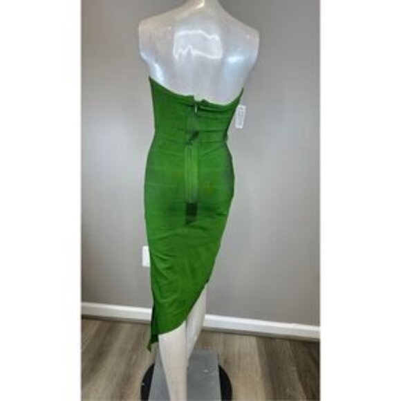 NWT Herve Leger Slashed Bandage Strapless Mini Dress Size XS $990 - Picture 3 of 10